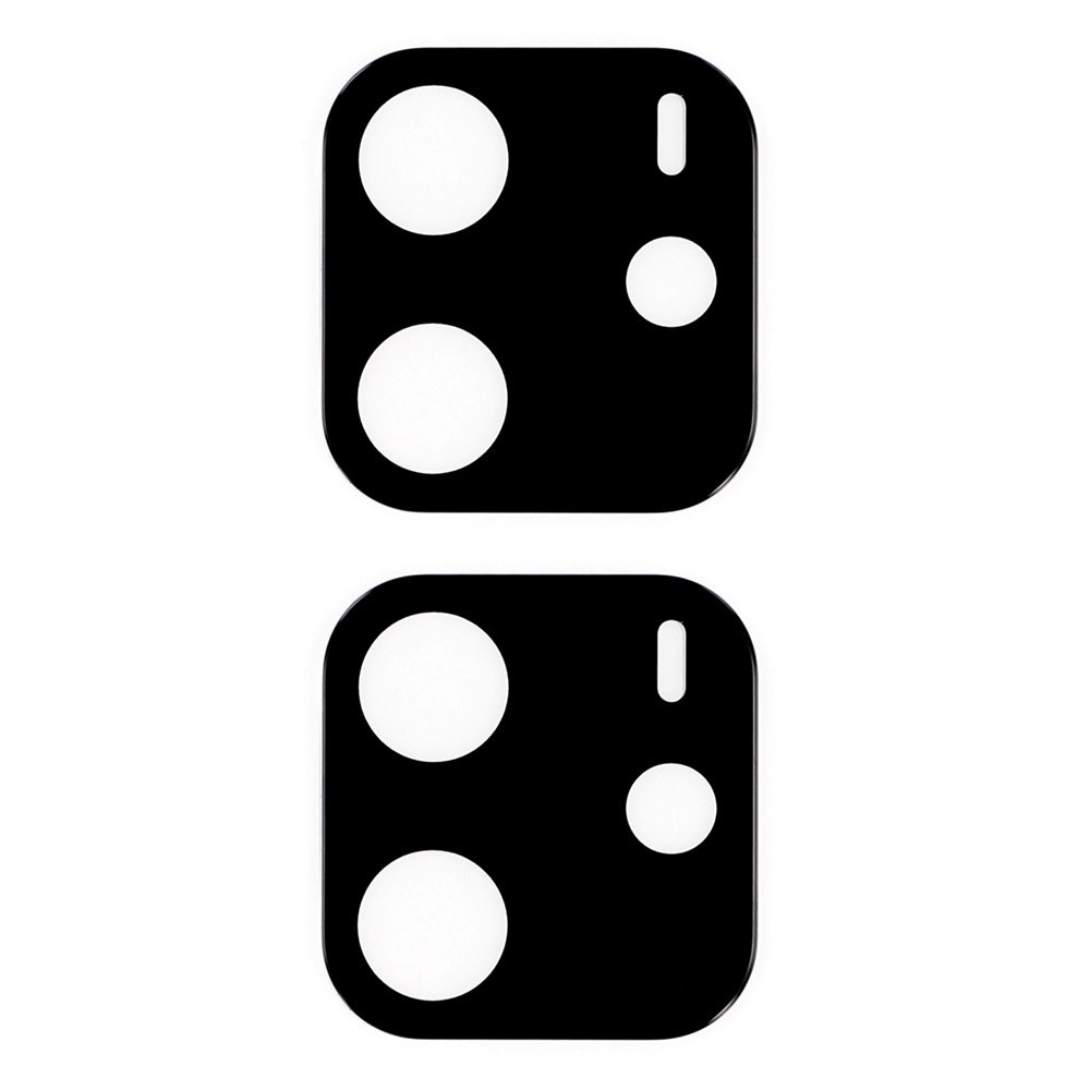 3D sklo šošovky fotoaparátu na Xiaomi Redmi Note 14 - čierne 2ks