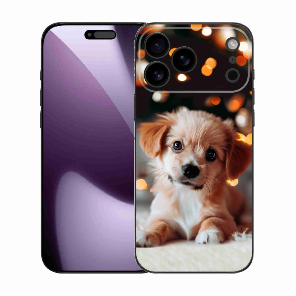Gélový kryt mmCase na iPhone 17 Pro Max - šteniatko