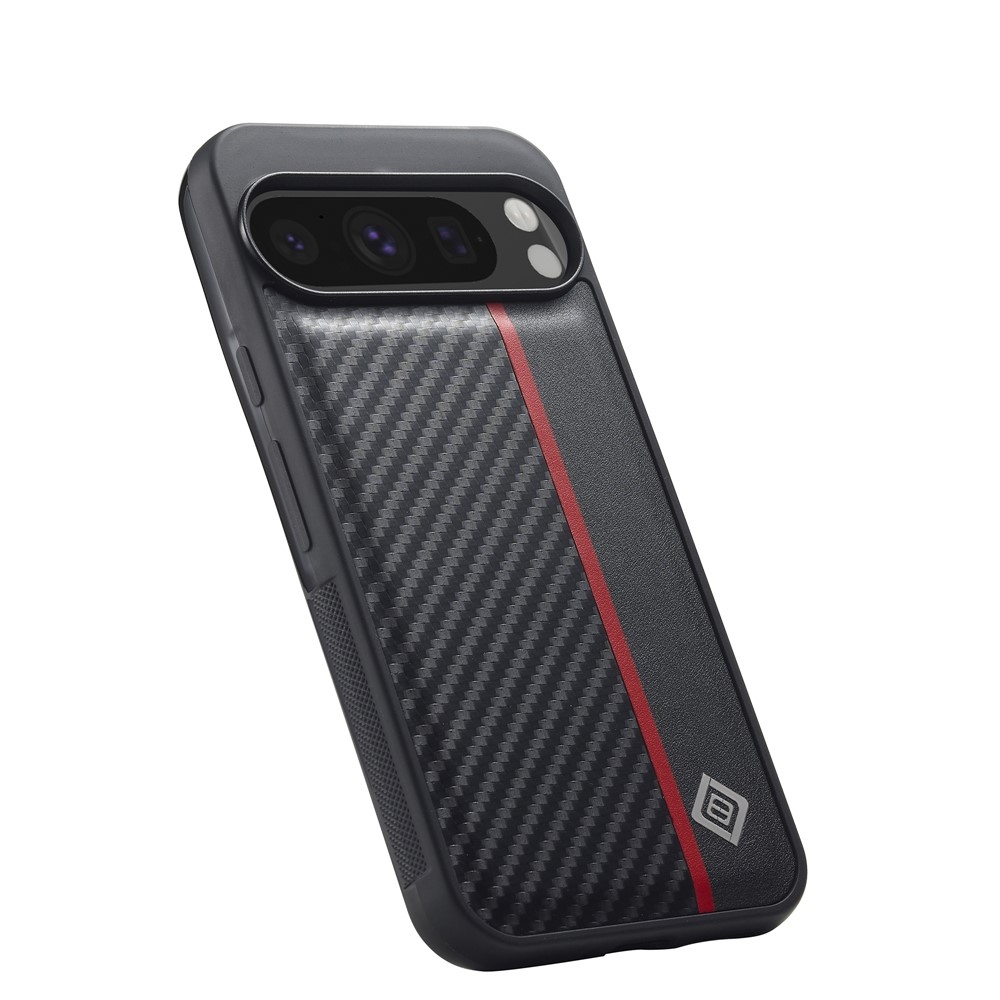 LC.IMEEKE odolný gélový obal na Google Pixel 10 Pro/Pixel 10 - čierny/červený