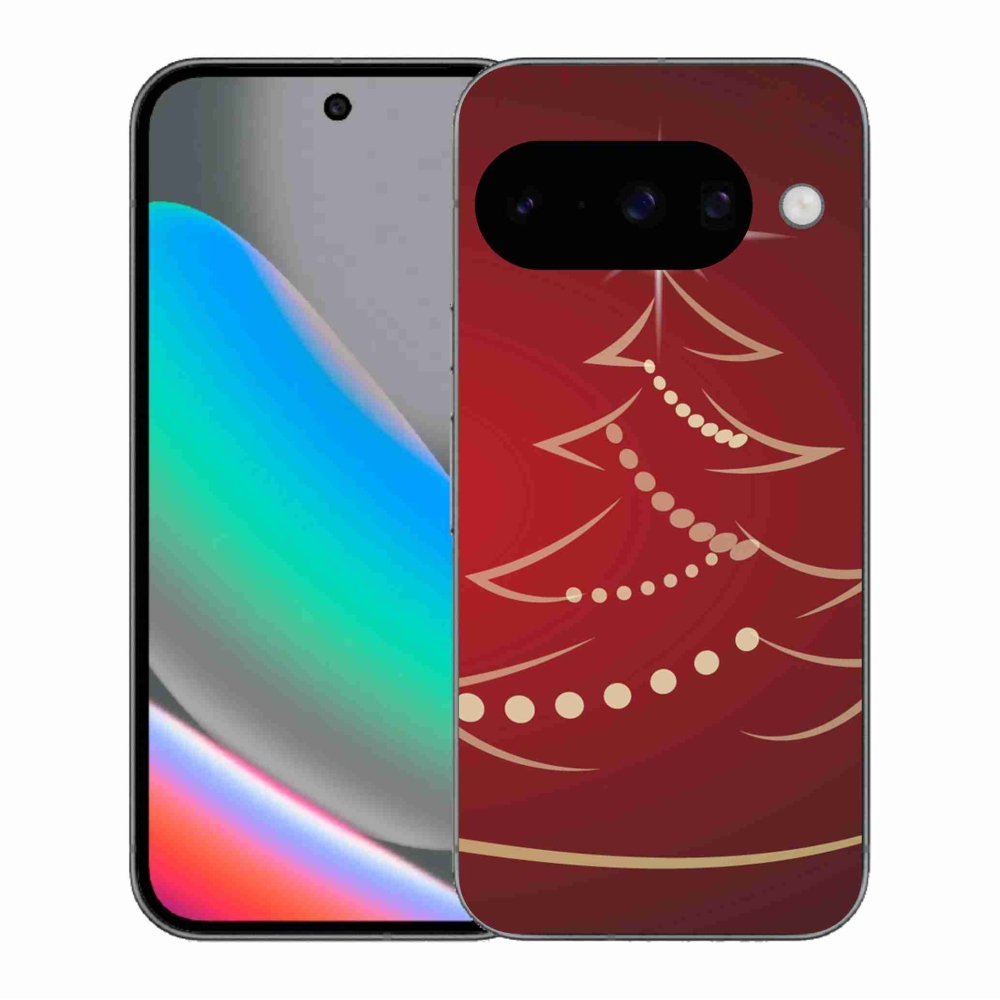 Gélový kryt mmCase na Google Pixel 10 - kreslený vianočný stromček