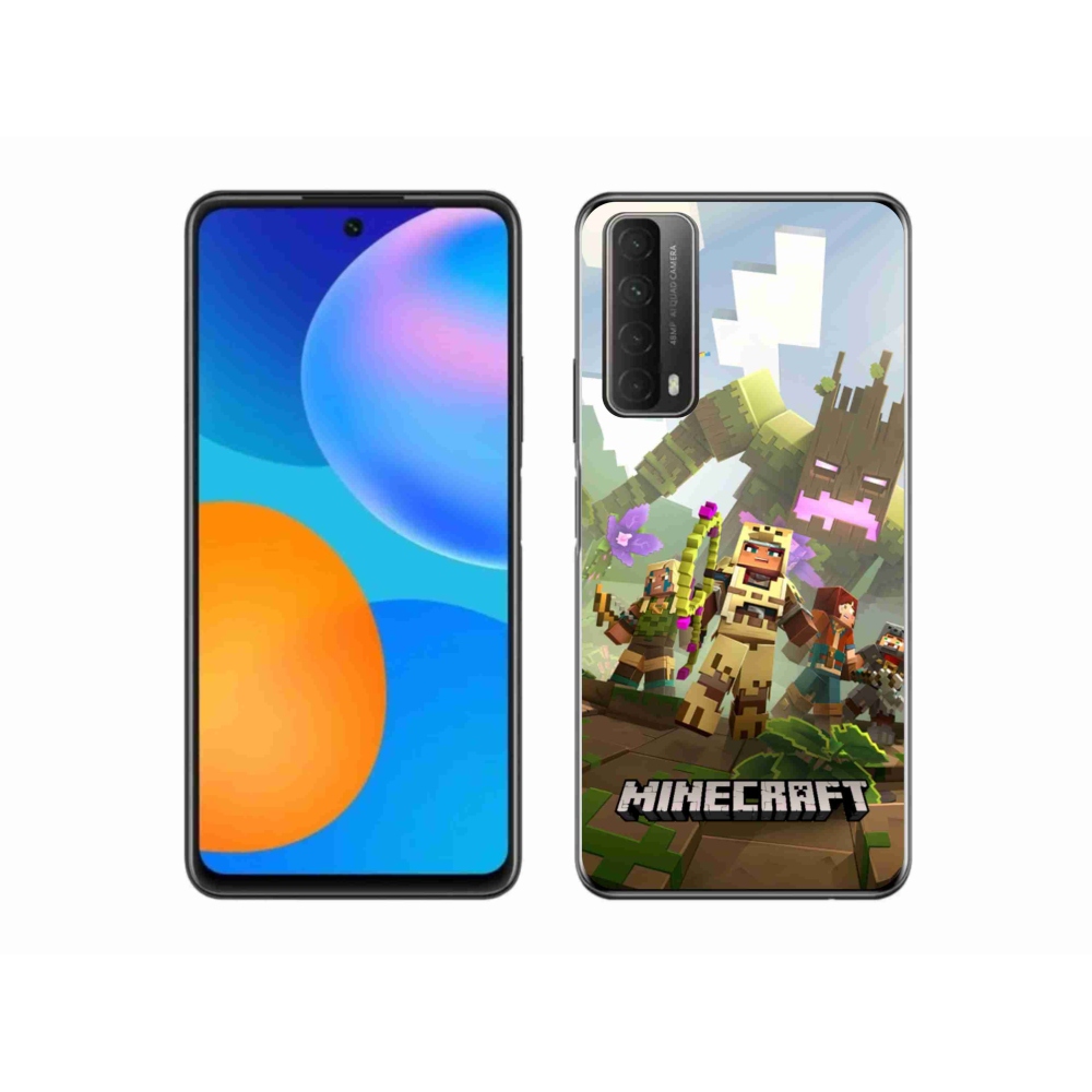 Gélový kryt mmCase na Huawei P Smart (2021) - minecraft 1