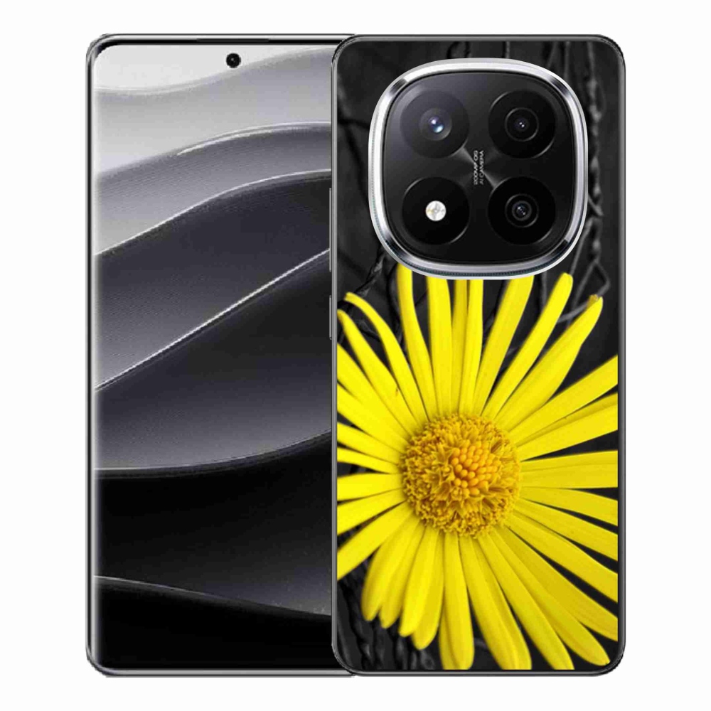 Gélový kryt mmCase na Xiaomi Redmi Note 14 Pro+ 5G - žltý kvet