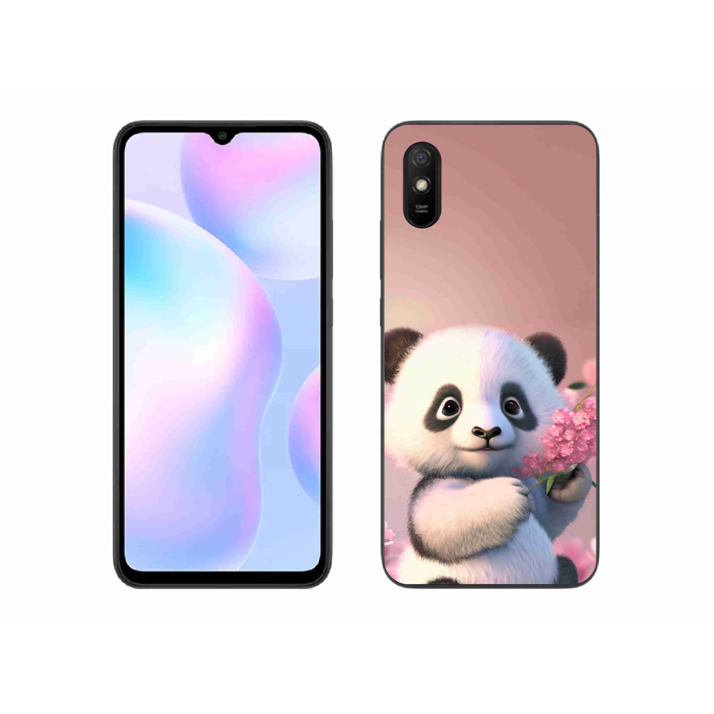 Gélový kryt mmCase na Xiaomi Redmi 9A - roztomilá panda