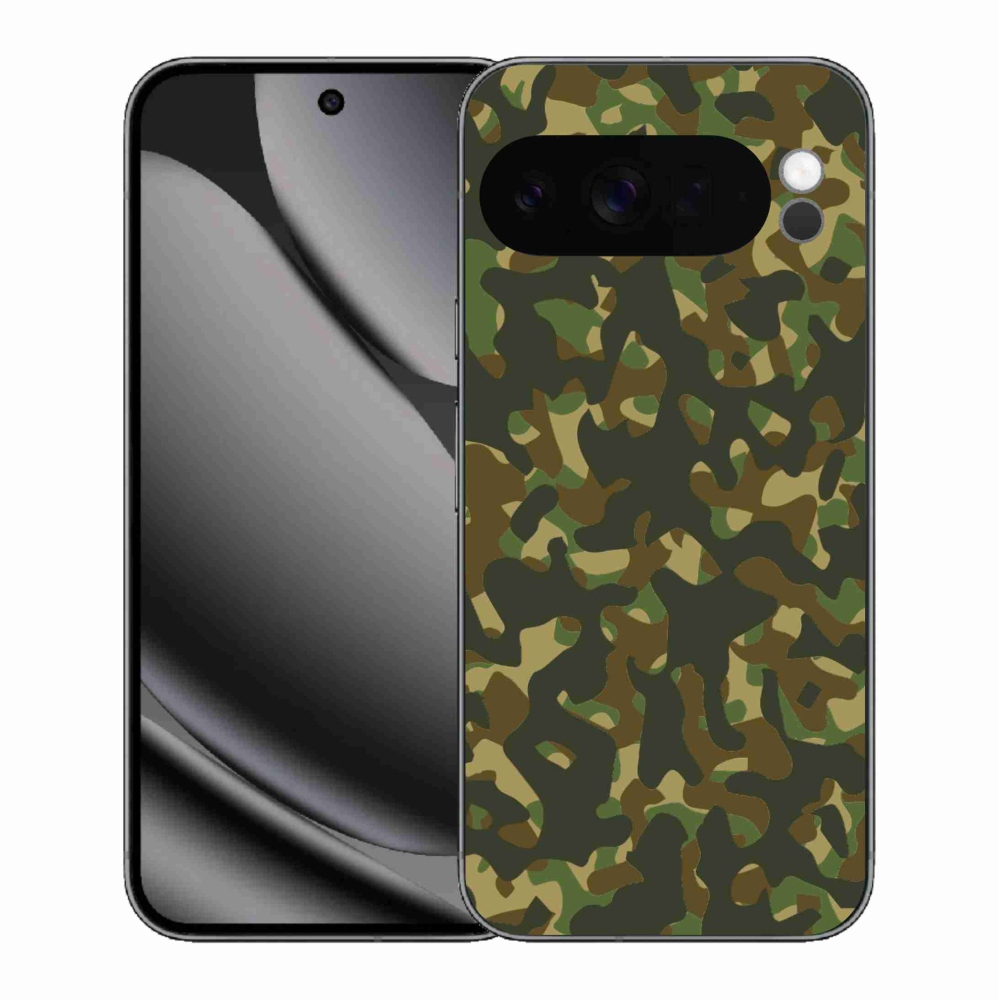 Gélový kryt mmCase na Google Pixel 10 Pro XL - maskáčový vzor 1