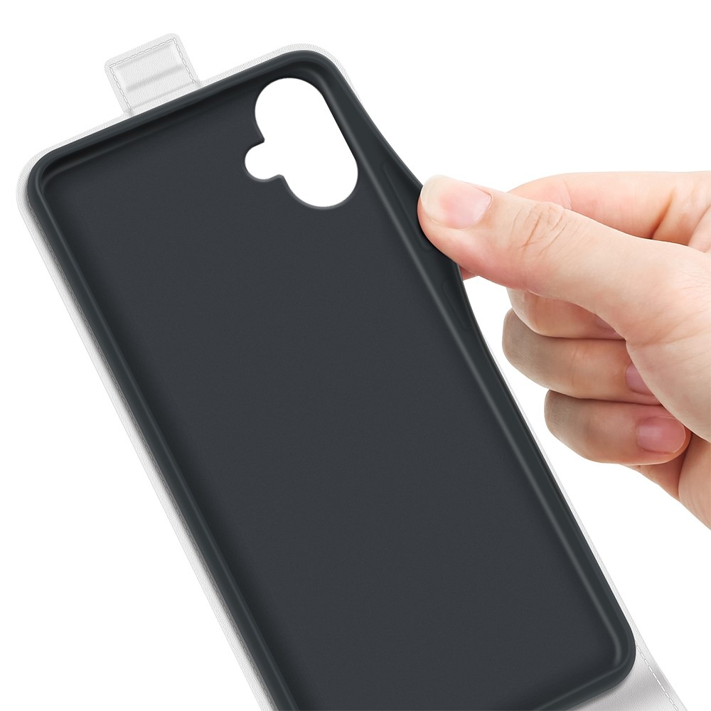 Vertical knižkové púzdro na Samsung Galaxy A06 4G - biele