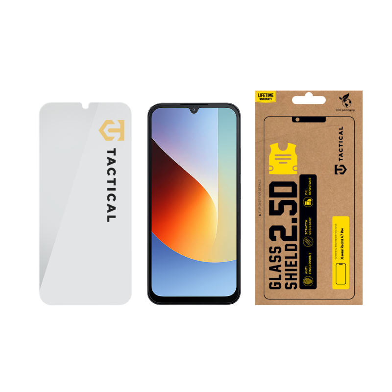 Taktické sklo Tactical Glass Shield 2.5D pre Xiaomi Redmi A7 Pro – číre