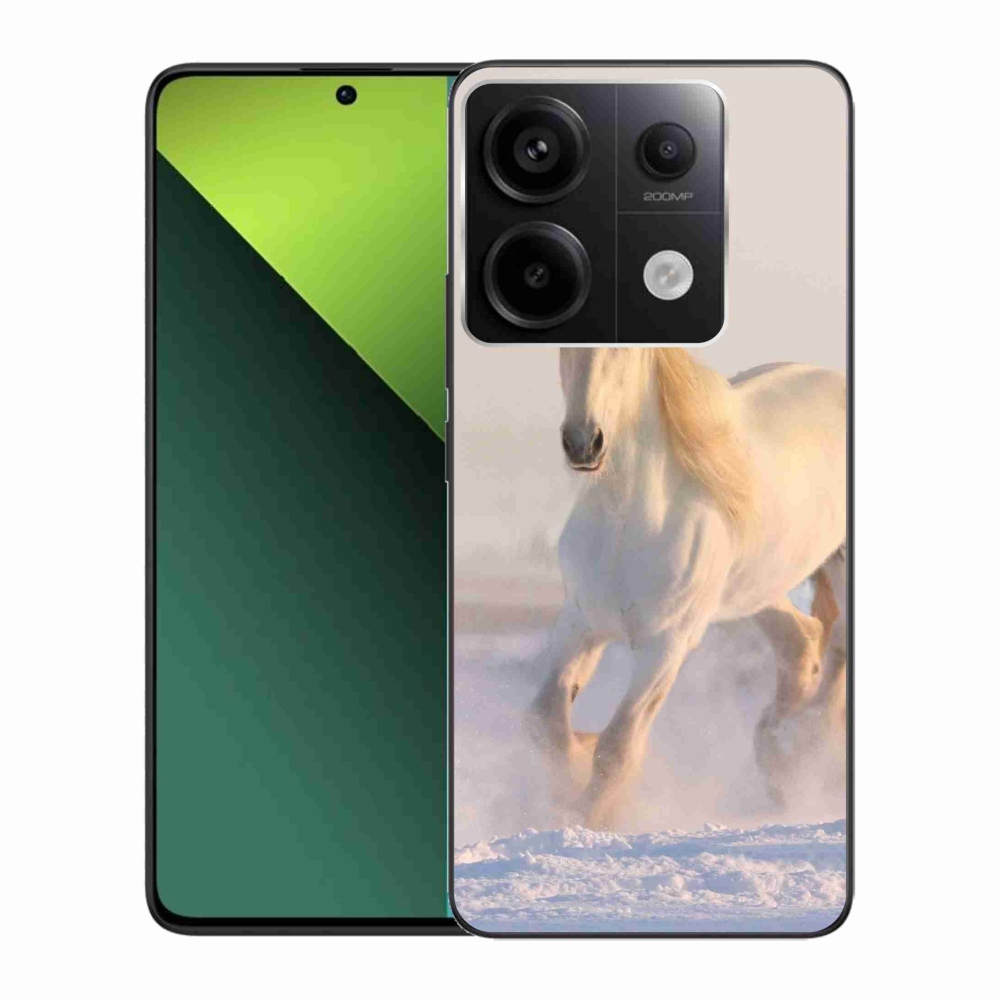 Gélový obal mmCase na Xiaomi Redmi Note 13 Pro 5G/Poco X6 5G - kôň v snehu