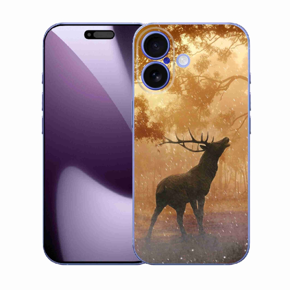Gélový kryt mmCase na iPhone 17 - jeleň v ruji