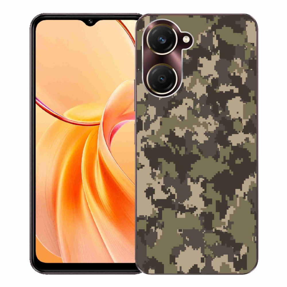 Gélový kryt mmCase na Vivo Y28s 5G - maskáčový vzor 12