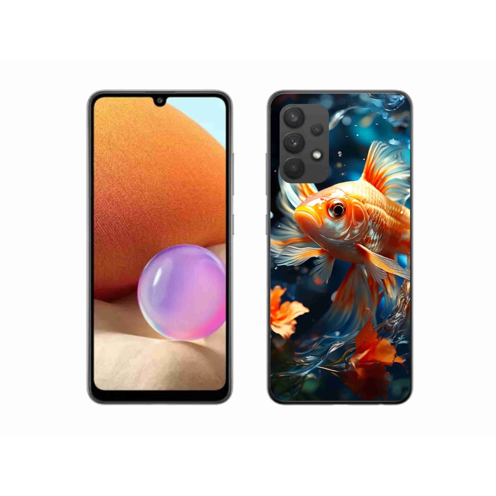 Gélový kryt mmCase na Samsung Galaxy A32 4G - rybka