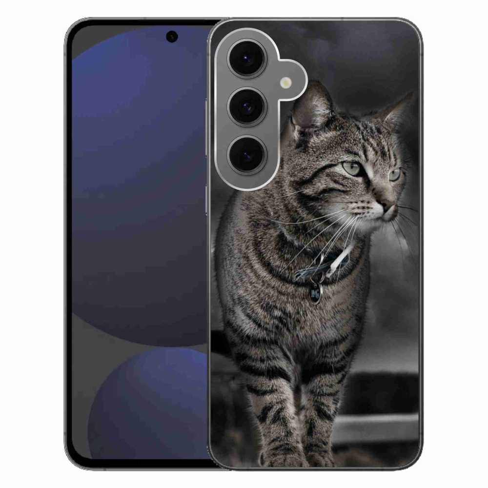 Gélový kryt mmCase na Samsung Galaxy S24 FE - mačka