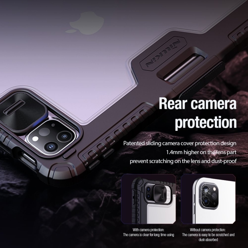 Nillkin Bumper PRO Protective Stand Case Multi-angle pre iPad Pro 11 2024 Sapphire Blue