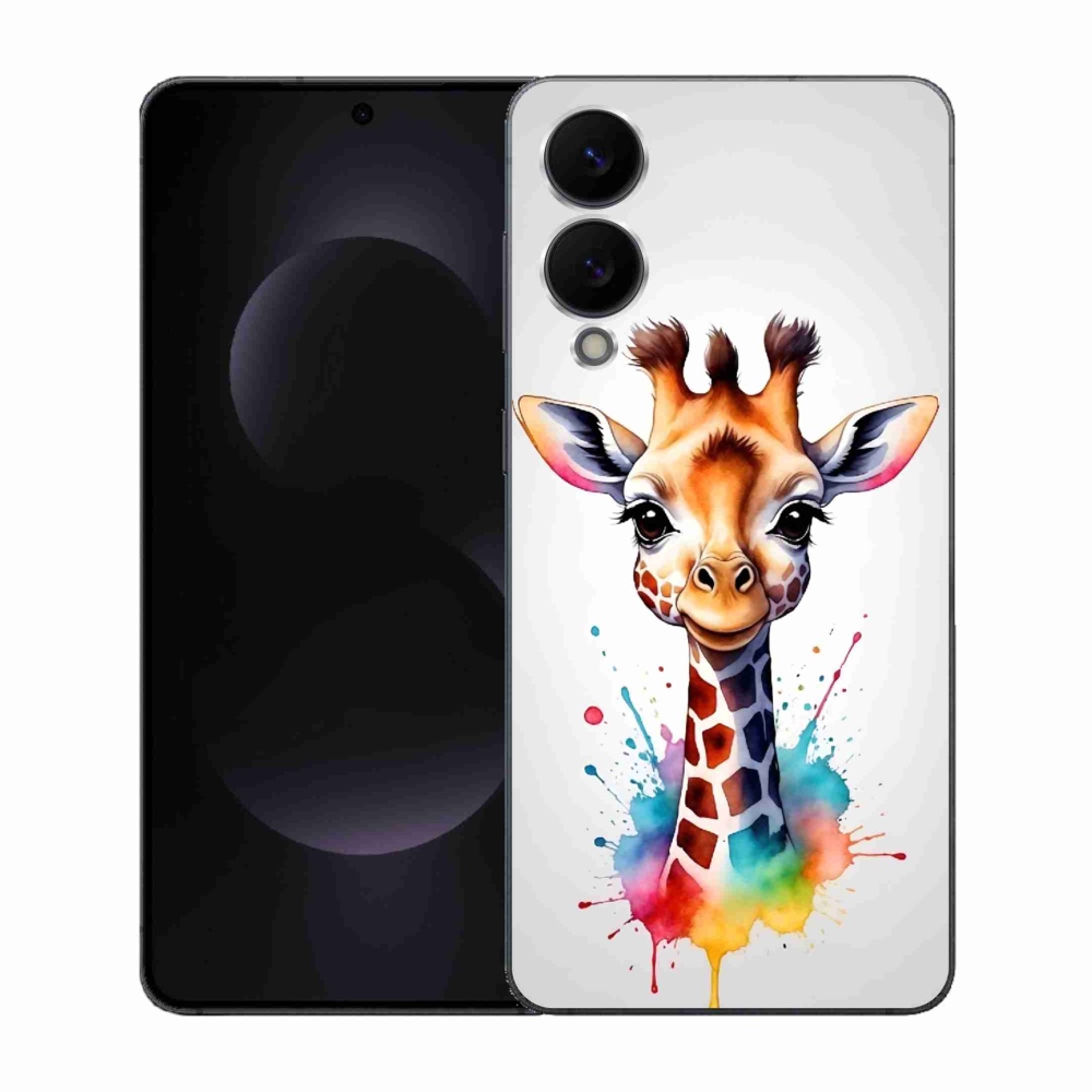 Gélový kryt mmCase na Samsung Galaxy S25 Edge - žirafa 1