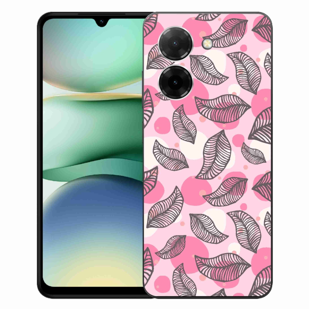 Gélový kryt mmCase na Xiaomi Redmi A5 (171.7x77.8x8.3mm) - kreslené padajúce listy