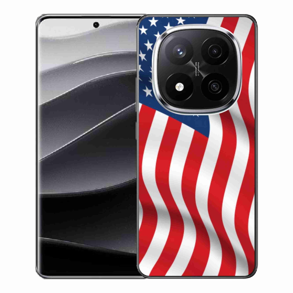 Gélový kryt mmCase na Xiaomi Redmi Note 14 Pro+ 5G - USA vlajka