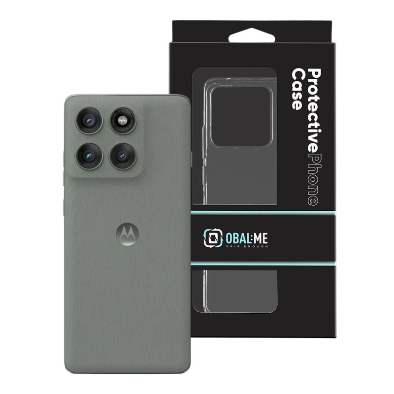 OBAL:ME TPU kryt pre Motorola Edge 60 Pro Transparent
