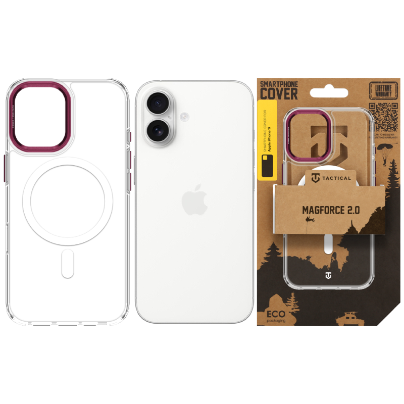 Tactical MagForce 2.0 Puzdro pre Apple iPhone 17, farba Burgundy