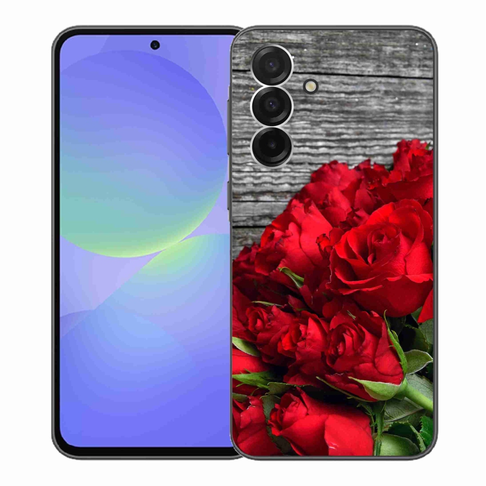 Gélový kryt mmCase na Samsung Galaxy A36 5G - červené ruže
