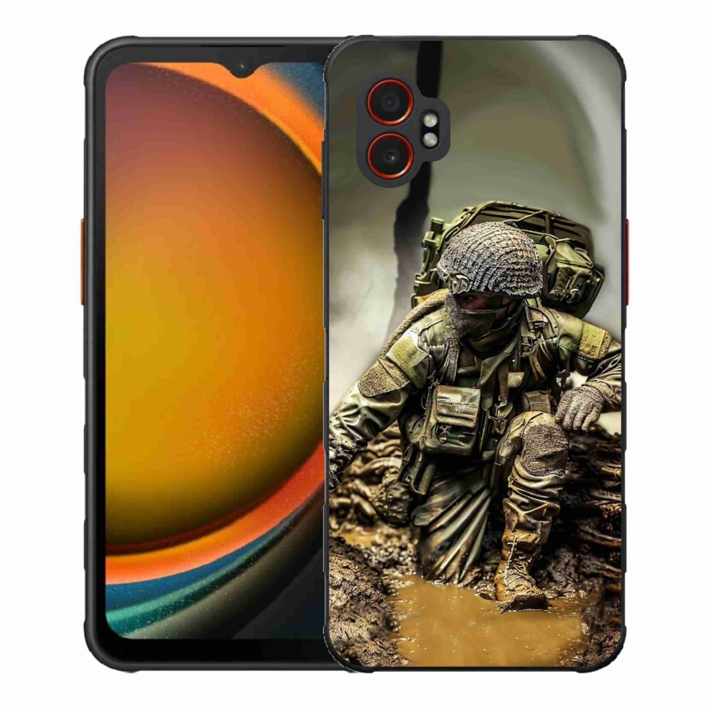 Gélový kryt mmCase na Samsung Galaxy Xcover 7 Pro - vojak
