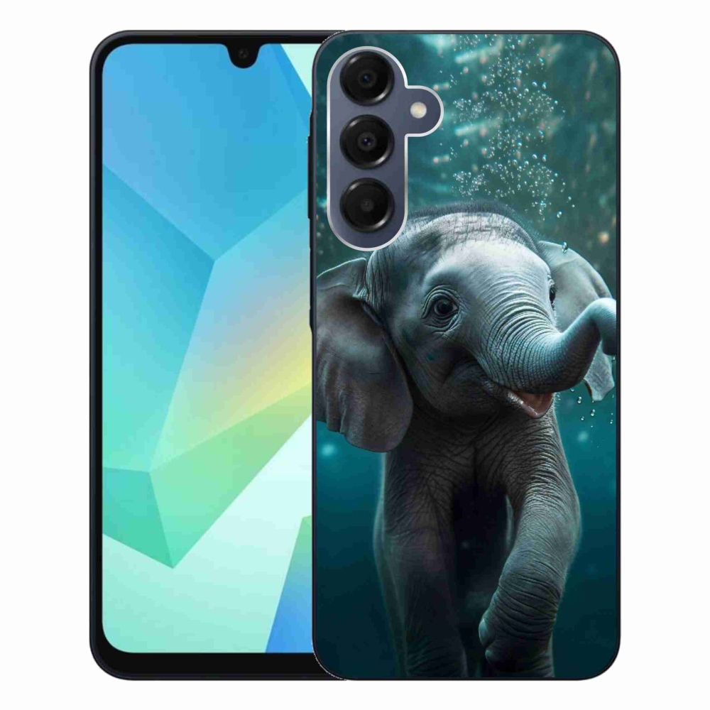 Gélový kryt mmCase na Samsung Galaxy A16 4G/5G - sloník pod vodou