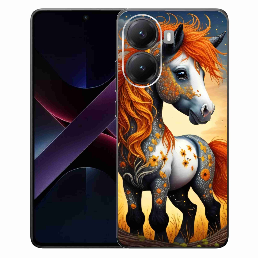 Gélový kryt mmCase na Xiaomi Poco X7 Pro 5G - farebný poník