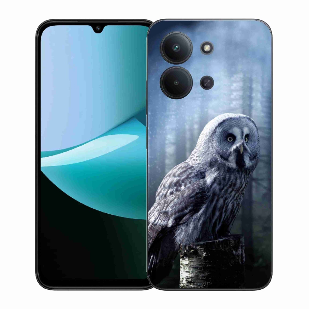 Gélový kryt mmCase na Xiaomi Redmi 15C 4G (171mm)/Poco C85 4G (171mm) - sova