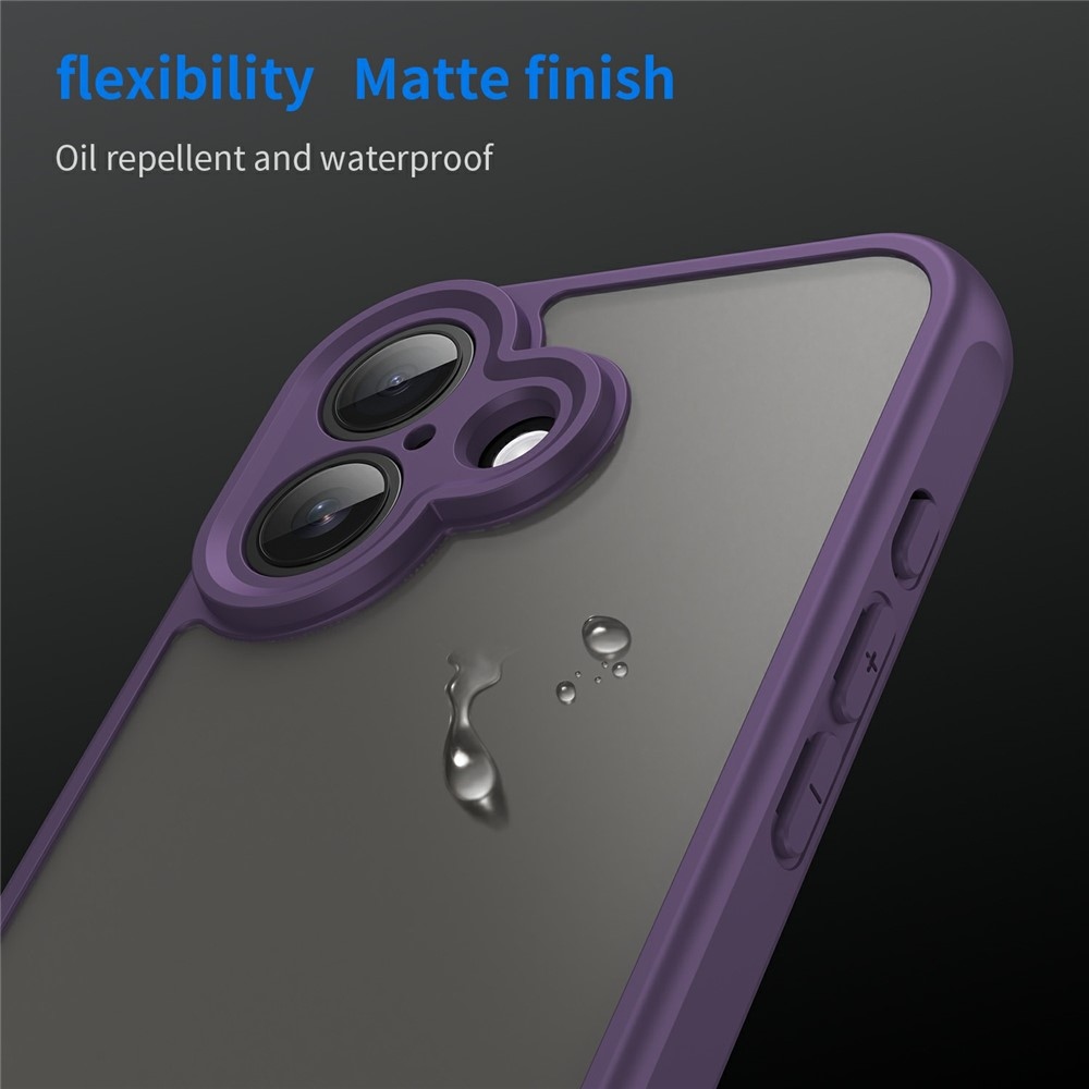 Proof gélový obal s pevným chrbtom na iPhone 17 - fialový