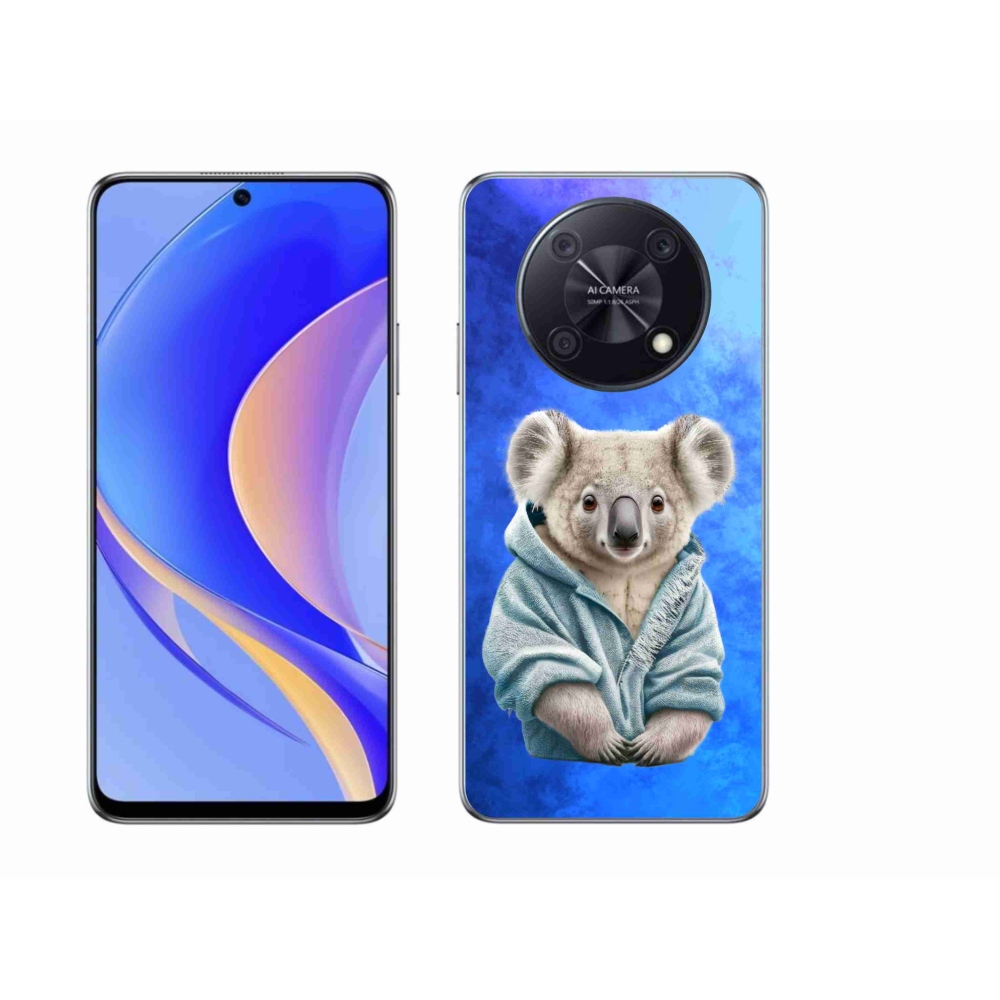 Gelový kryt mmCase na Huawei Nova Y90 - koala ve svetru