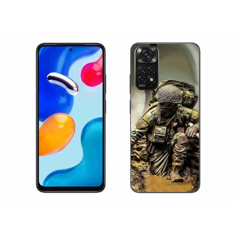 Gélový kryt mmCase na Xiaomi Redmi Note 11 4G - vojak
