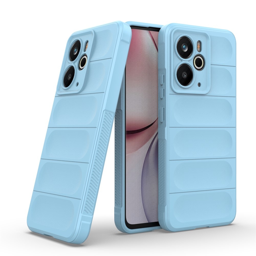Rugg odolný gélový obal na Realme 14 5G - svetlomodrý
