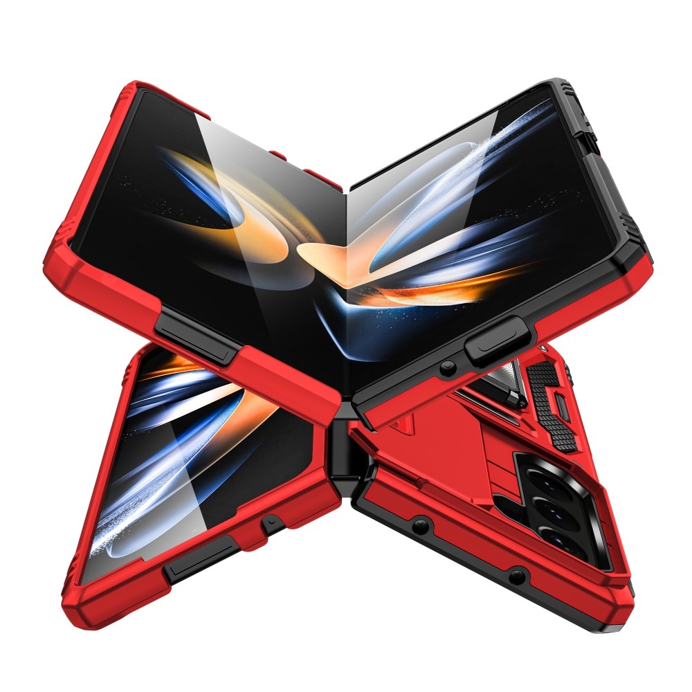 Slide odolný kryt na Samsung Galaxy Z Fold6 5G - červený