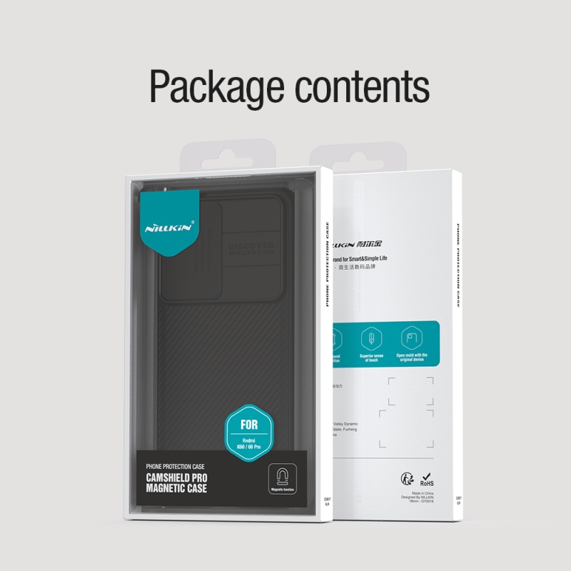 Nillkin CamShield PRO Magnetic Zadný Kryt pre Poco F5 Pro 5G Black