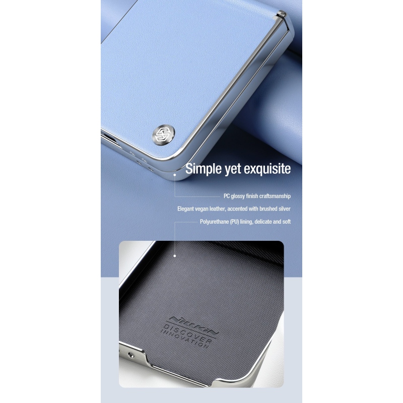 Nillkin CamShield Flip Back Cover pre Samsung Galaxy Z Flip 6/7 FE White