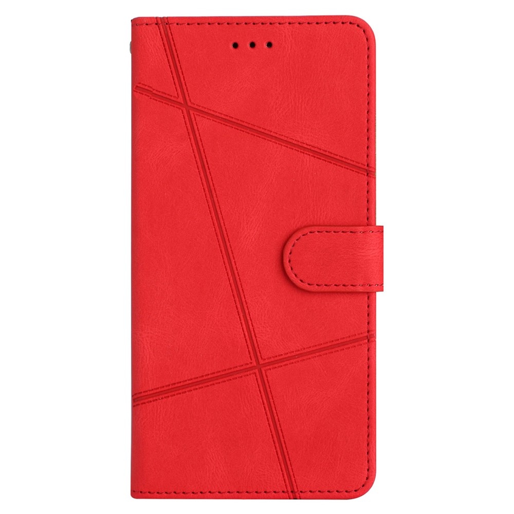 Line knižkové púzdro na Samsung Galaxy S25 FE - červené