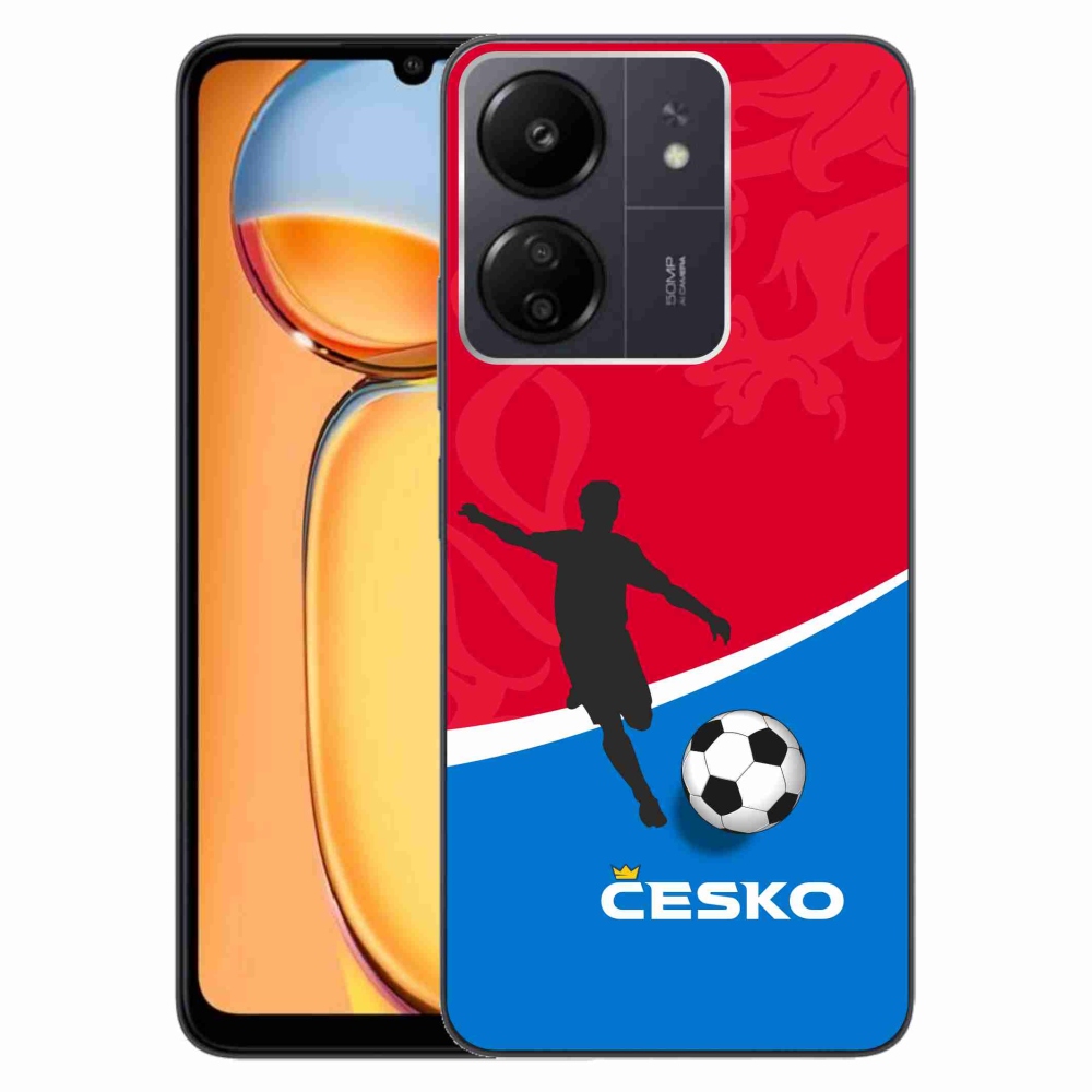 Gélový kryt mmCase na Xiaomi Poco C65/Redmi 13C - futbal Česko