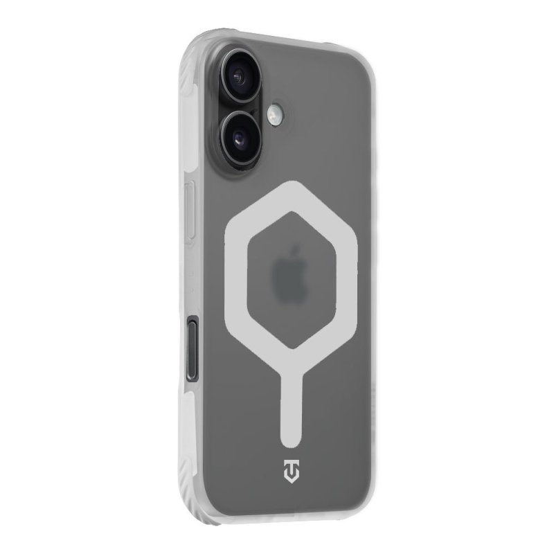 Taktický kryt MagForce Hexagon pre Apple iPhone 16 T-White