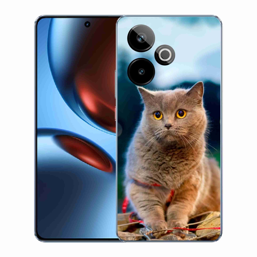 Gélový kryt mmCase na Realme GT 7 5G/GT 7T 5G - britská modrá 2