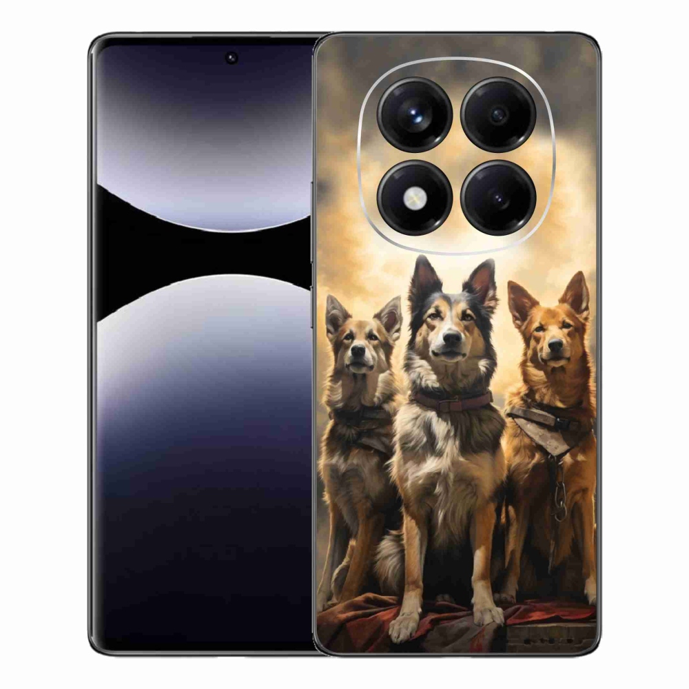 Gélový kryt mmCase na Xiaomi Redmi Note 14 Pro - tri psy