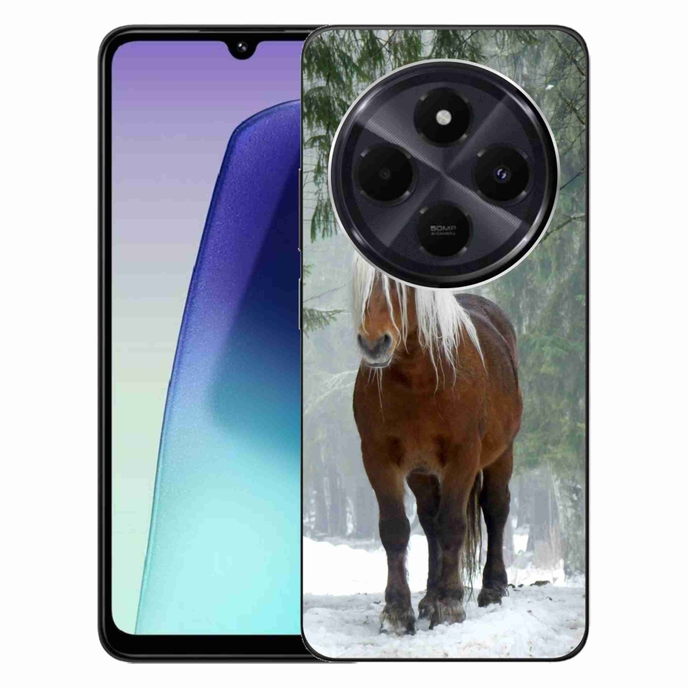 Gélový obal mmCase na Xiaomi Redmi 14C/Poco C75 - kôň v lese