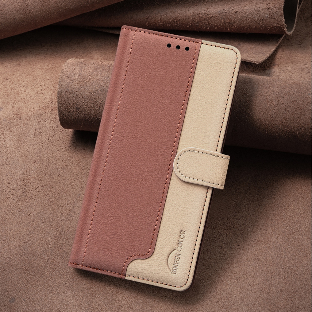 BNF DUO knižkové púzdro na Xiaomi Redmi 15C 4G/5G (173mm) - hnedé