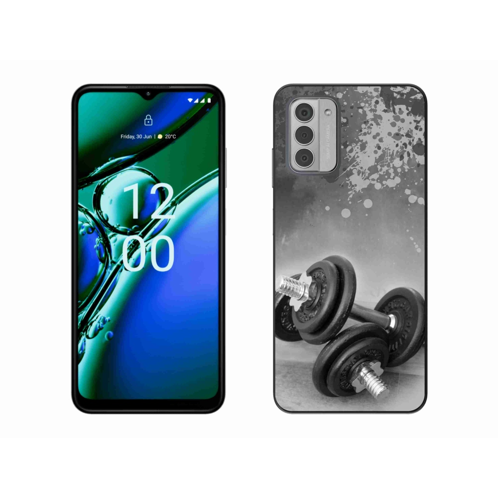 Gélový kryt mmCase na Nokia G42 - činky 1