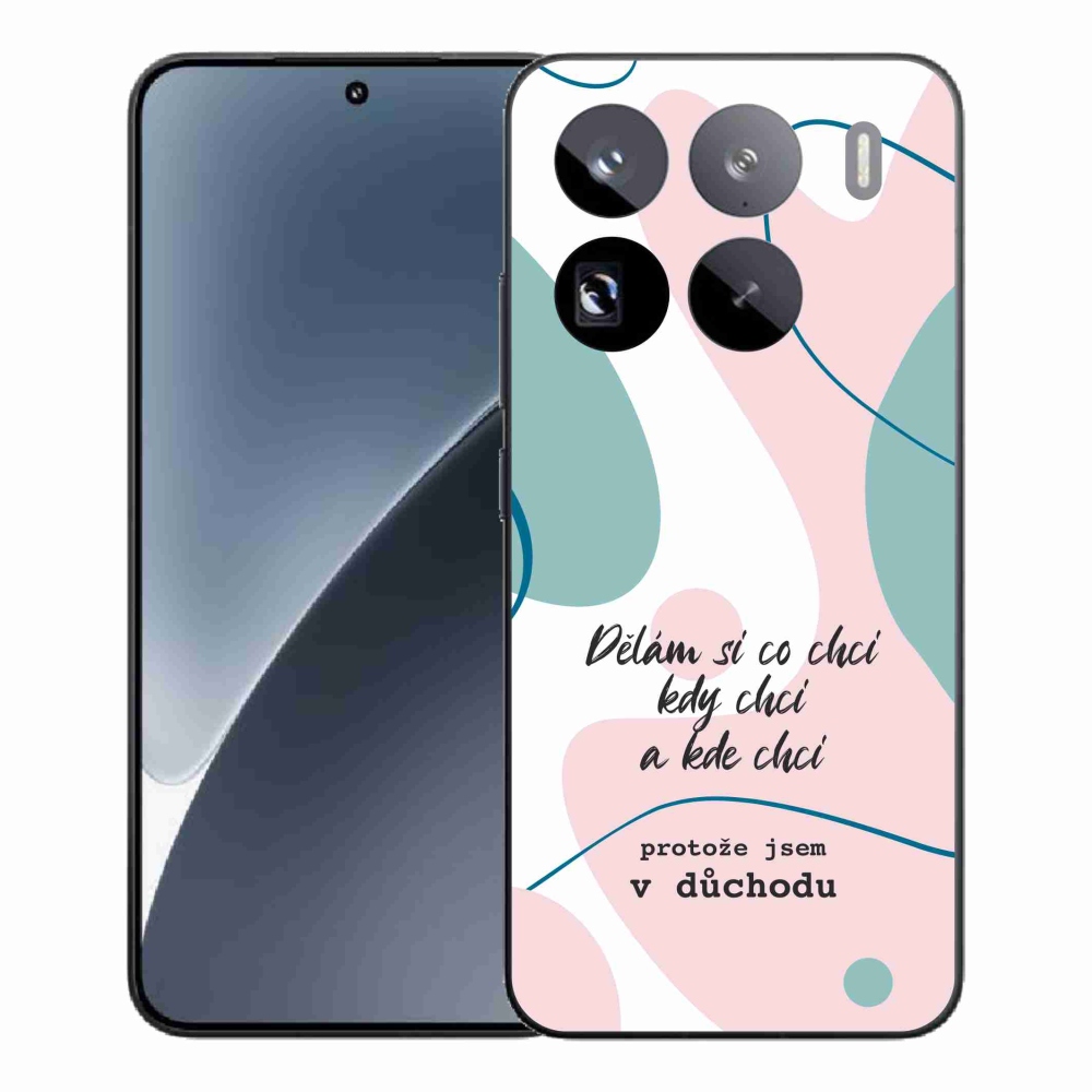 Gélový kryt mmCase na Xiaomi 15 Pro - vtipný text 10 biele pozadie