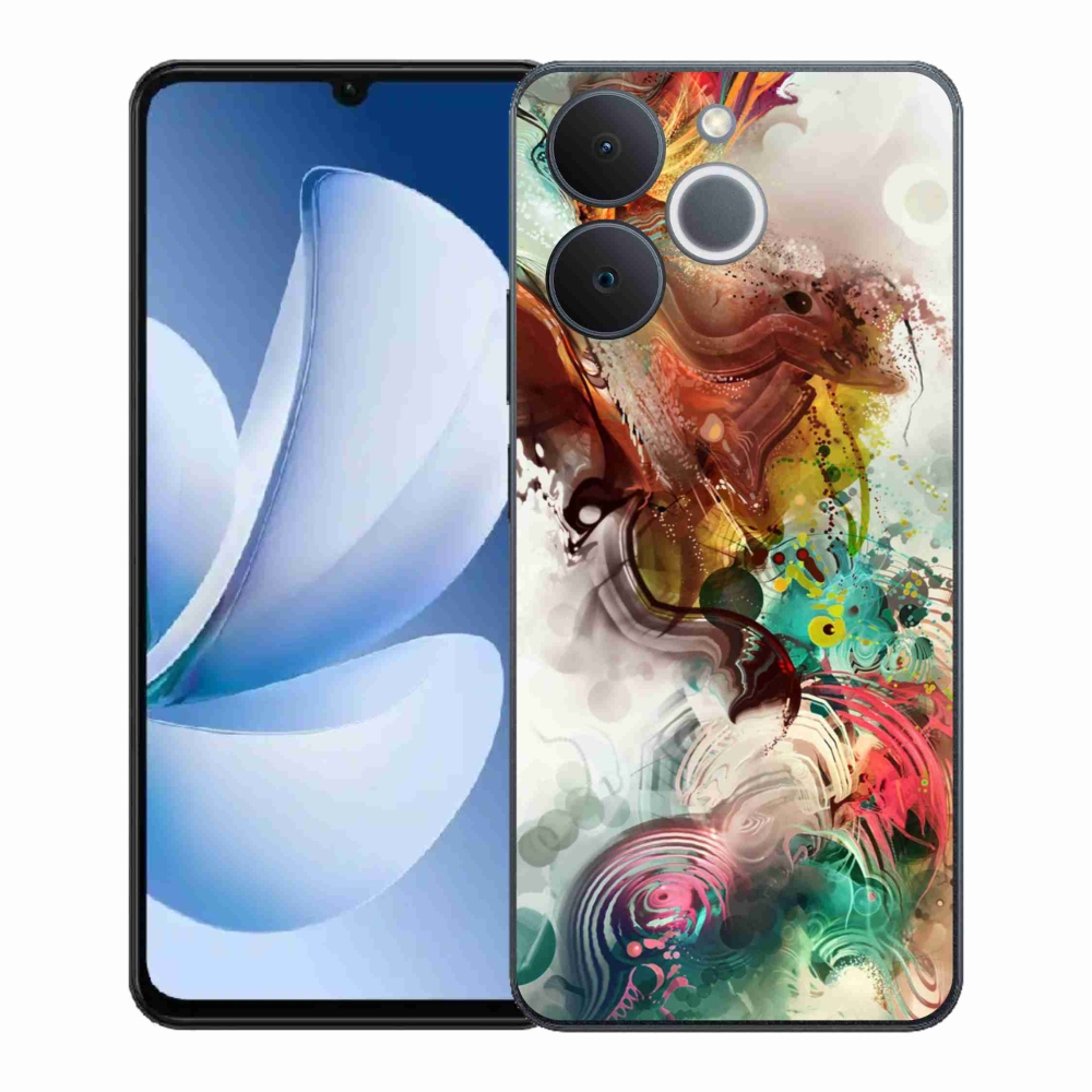 Gélový kryt mmCase na Realme Note 70T - abstrakt 1