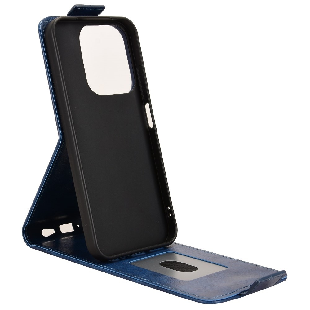 Vert flipové púzdro na Xiaomi Redmi 15C 4G (171mm)/Poco C85 4G (171mm) - modré