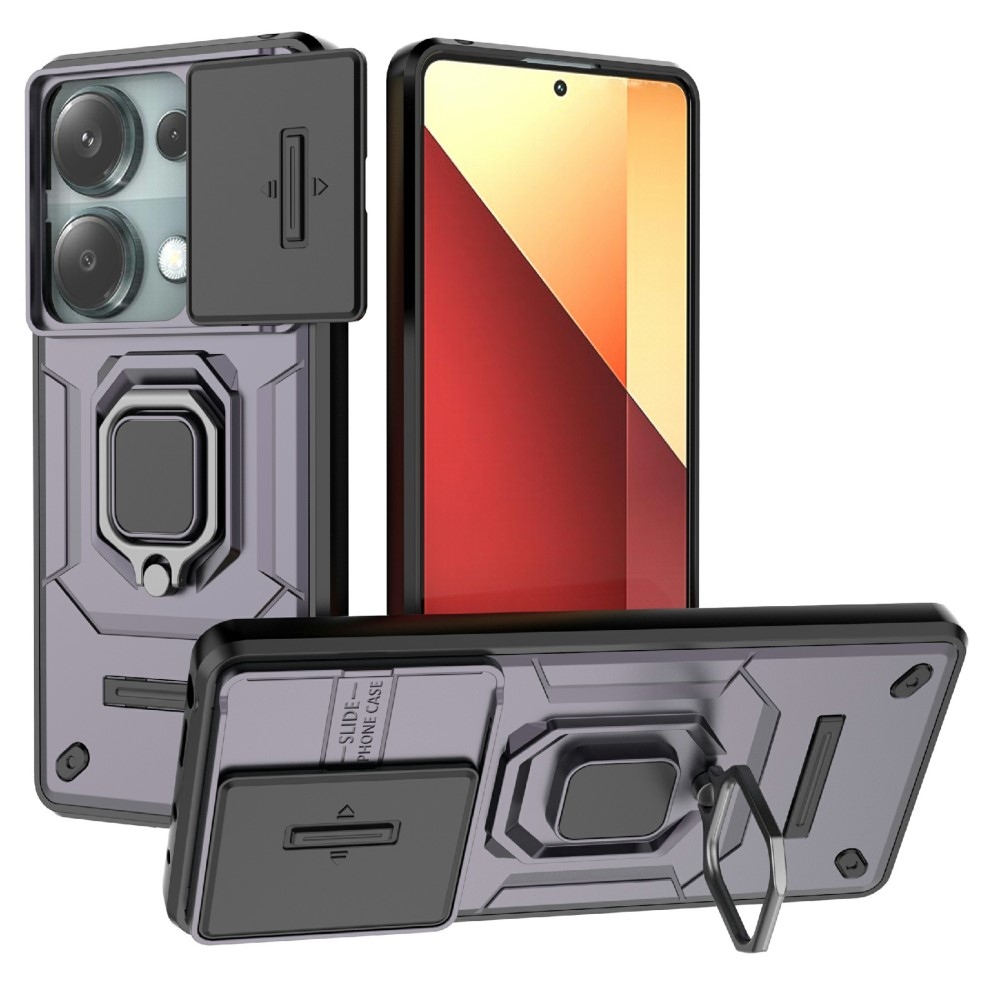 Lens odolný kryt na Xiaomi Redmi Note 14S - fialový