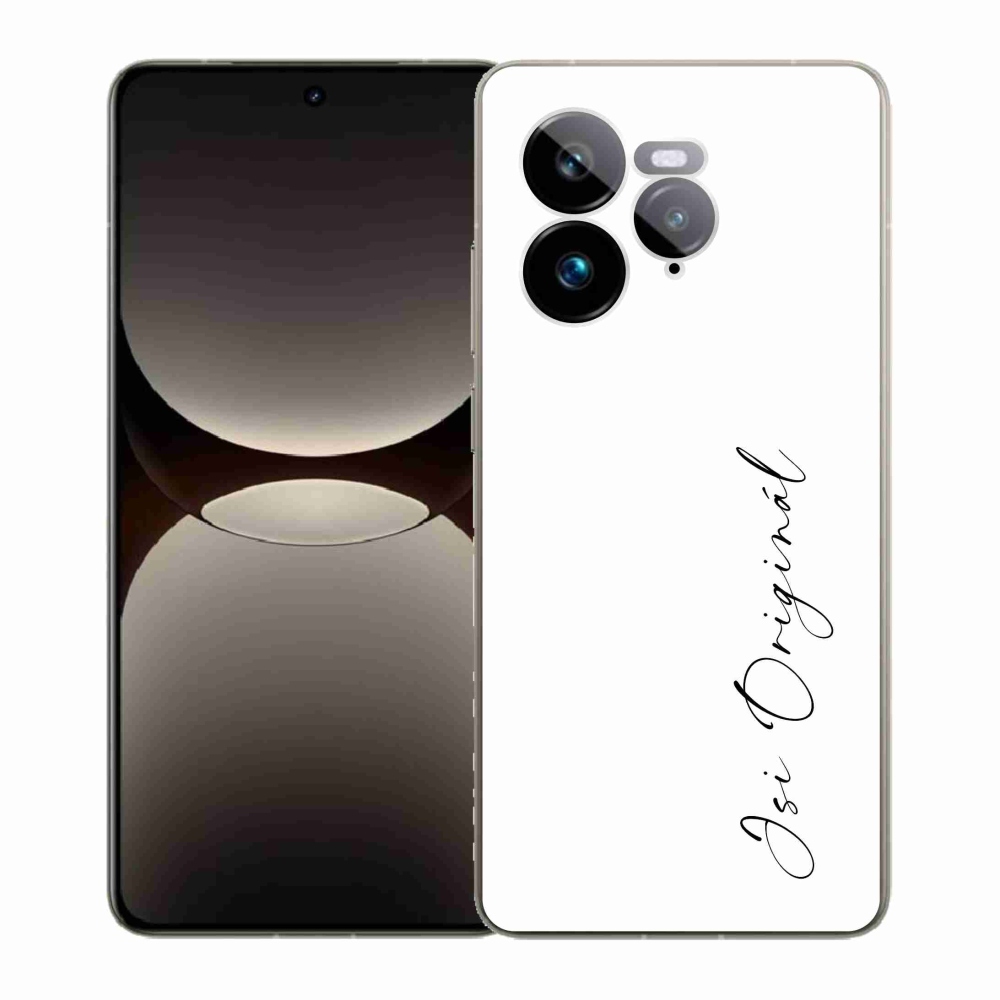 Gélový kryt mmCase na Realme GT 7 Pro 5G - si originál biele pozadie