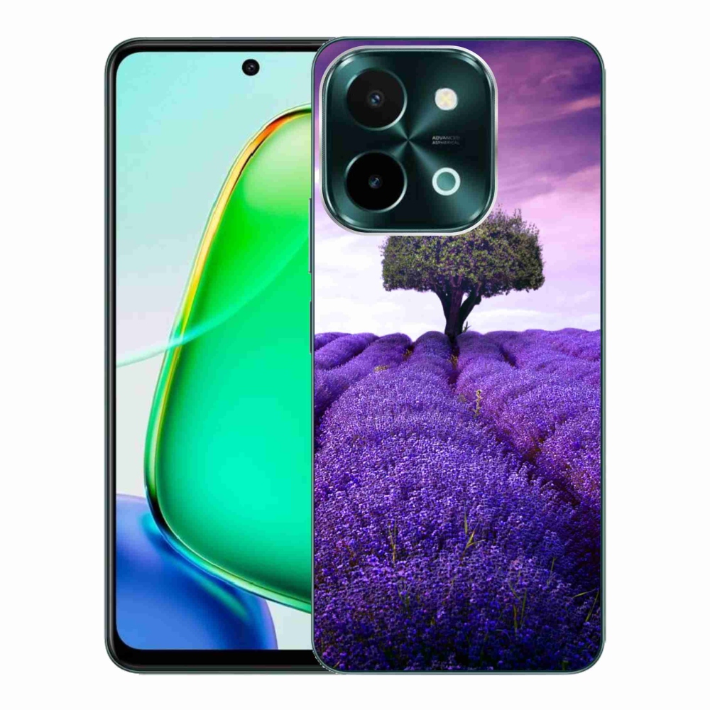 Gélový kryt mmCase na Vivo Y28 - levanduľová lúka