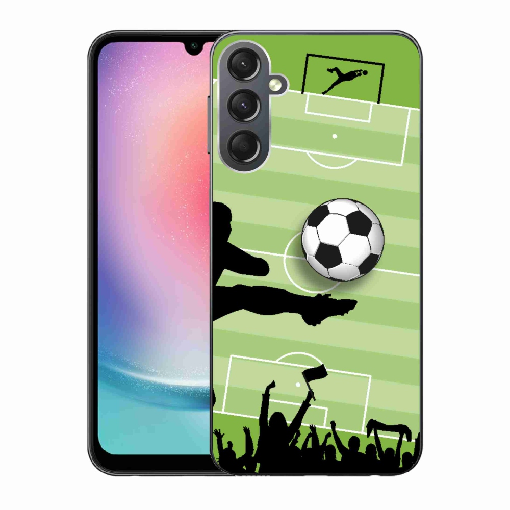 Gélový kryt mmCase na Samsung Galaxy A24 - futbal 3