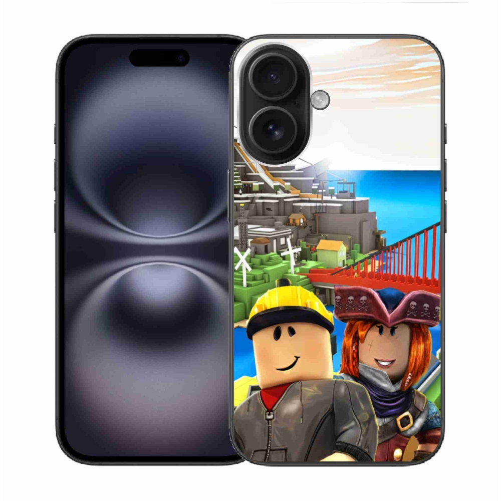 Gélový kryt mmCase na iPhone 16 - roblox 1