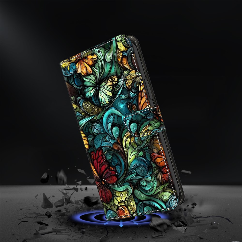 Smooth knižkové púzdro na Samsung Galaxy A07 4G - akvarelové rástiny